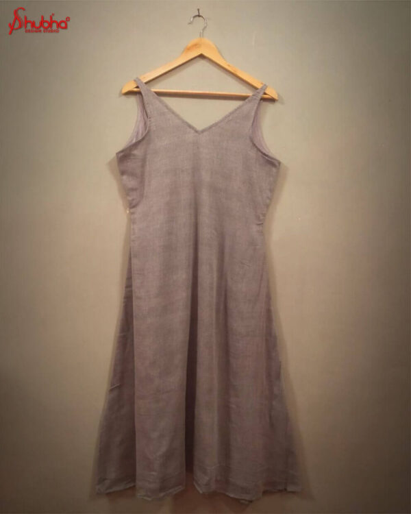Gray Organic Strappy Dress