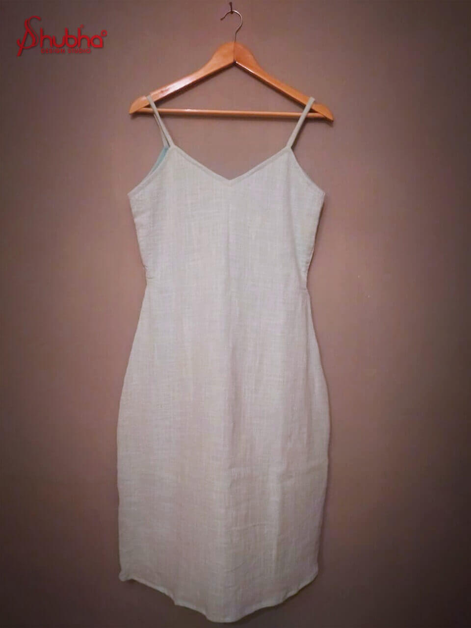 White strappy dress