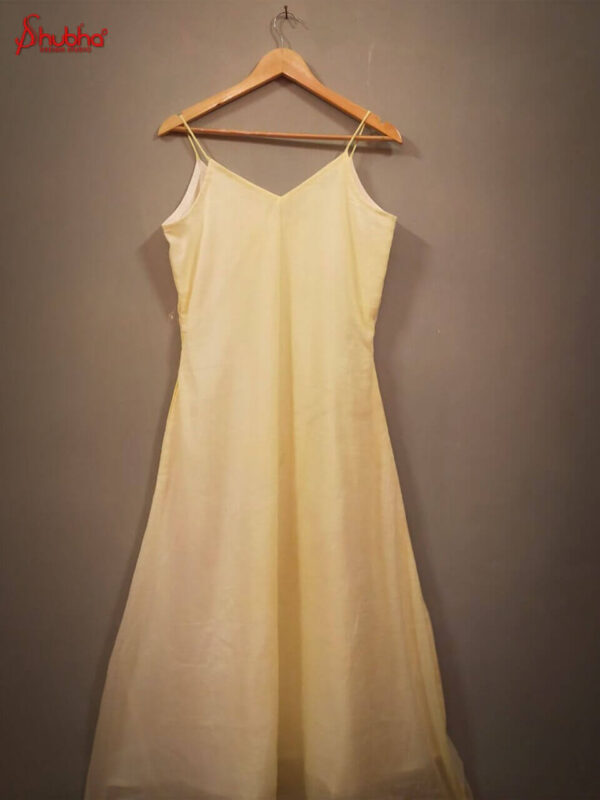 Lemon Yellow Organic Strappy Dress