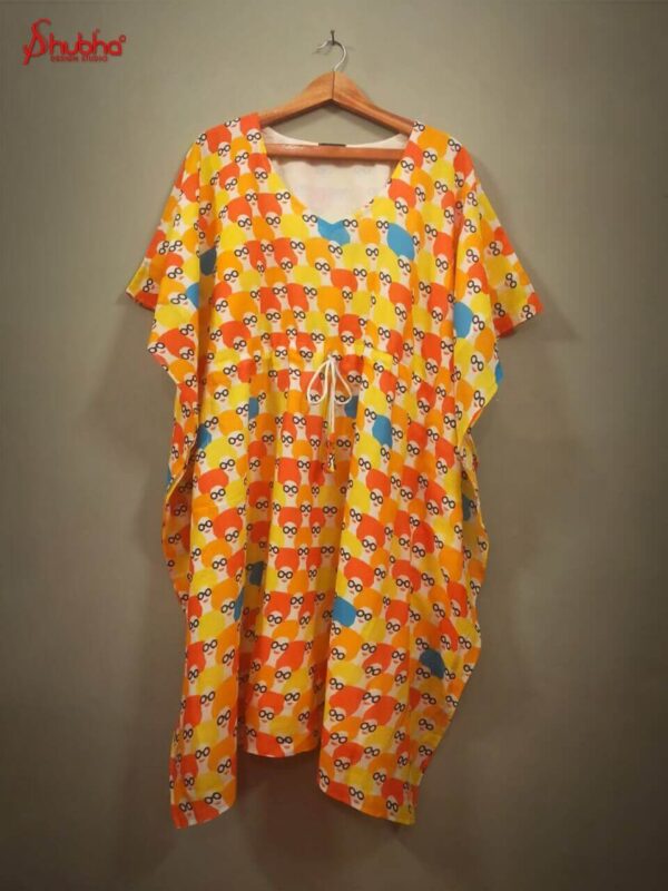 The Quirky Faces Kaftan