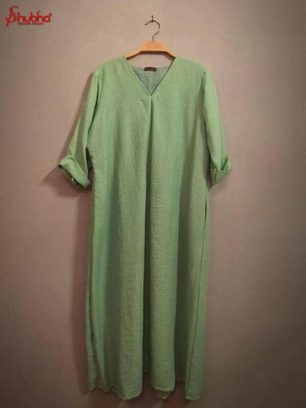 Green Organic Cotton Dress