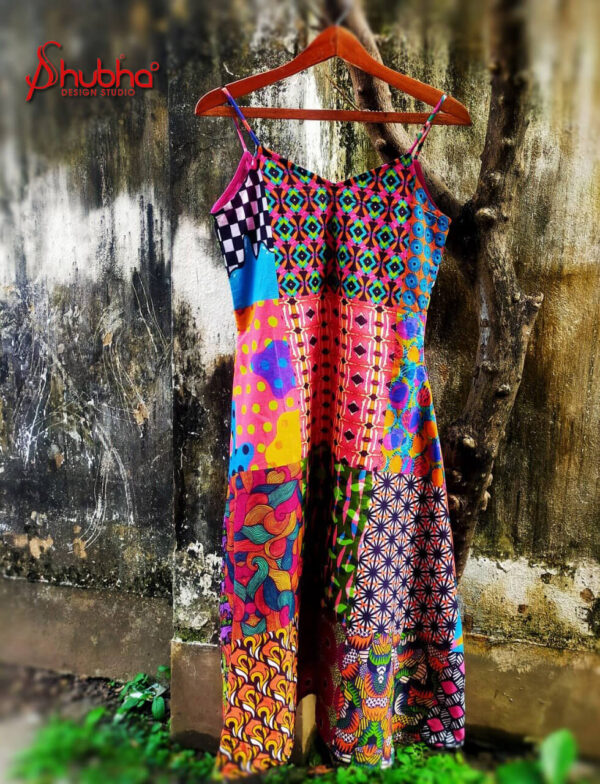 Organic Cotton Hippie Long Strappy Dress